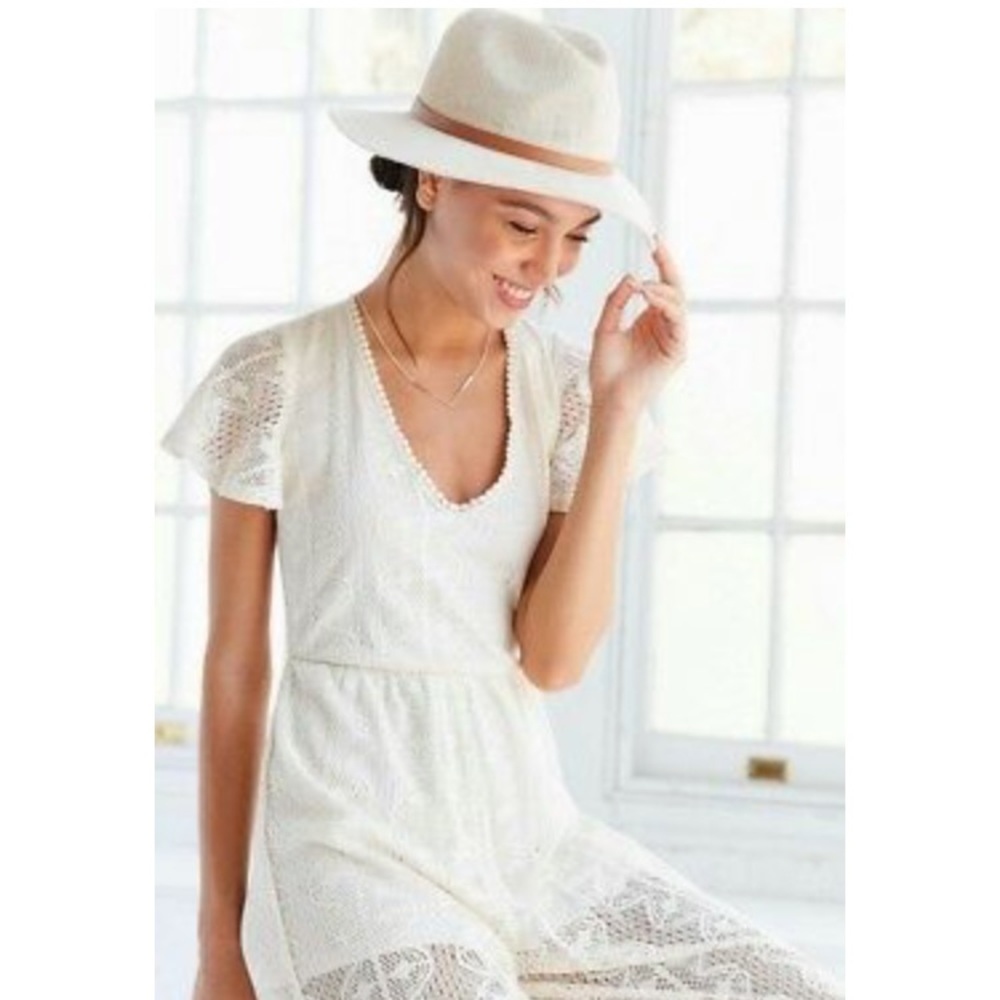 Band of Gypsies Flutter Sleeve Jumpsuit